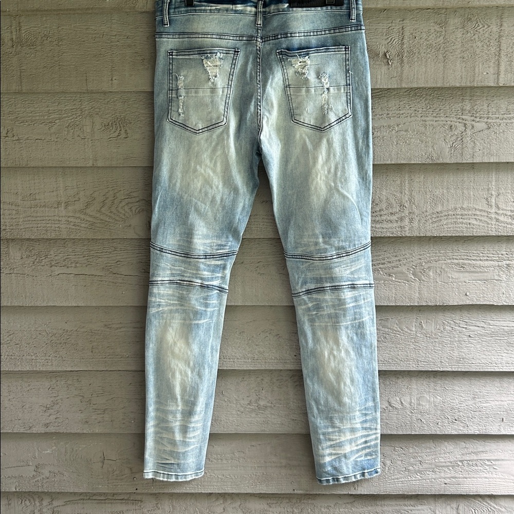 Rockstar, original Distressed Light Blue Jeans - Picture 3 of 6